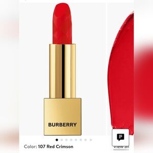 Burberry Kisses Matte Red Crimson Lipstick